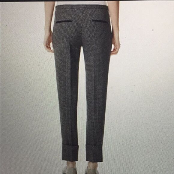 euc Theory Indra C wool check pants sz 6 - Picture 3 of 11